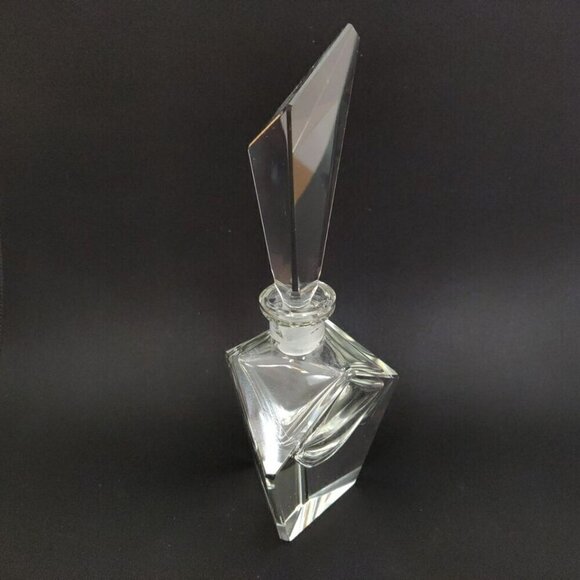 ACC Hand Cut Crystal Art Deco Perfume Bottles German Democratic Republic Vintage - Picture 5 of 13